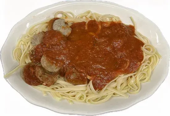 Pasta with Marinara Sauce with Italian Sausage