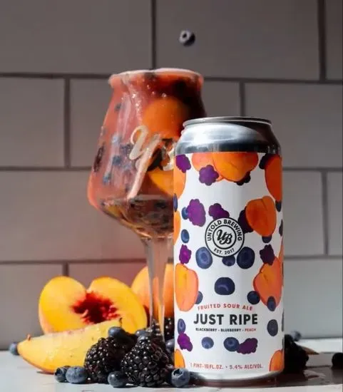 Just Ripe: Peach Blackberry Blueberry - 4 Pack
