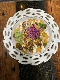 Veggie Nachos (veggies + jalapeno + pico de galo+ sour cream)
