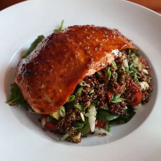 Honey, Ginger and Soy-Glazed Salmon