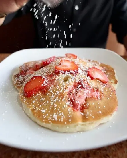 Strawberry Cheesecake Pancakes