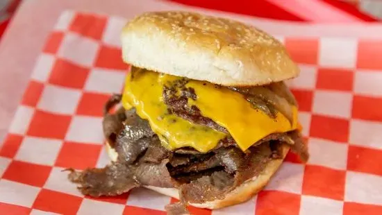 Gyros Double Cheese Burger