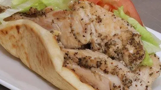 Grilled Chicken on Pita