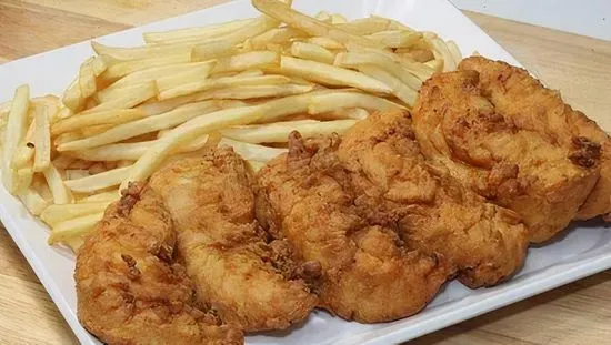 Chicken Tenders (4 pcs) w. fries