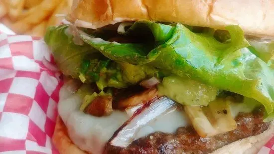 Bruno's Avocado & Swiss Burger