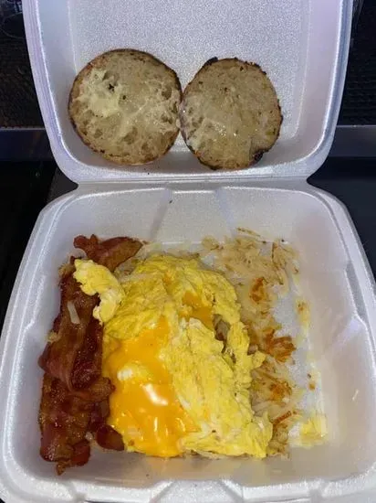 2 Eggs with Choice of Meat