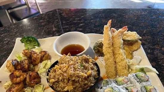 344 Tempura & Shrimp Teriyaki