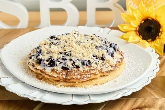 Blueberry Danish Pancakes ~