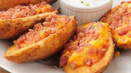 Bacon And Cheese potato Skins