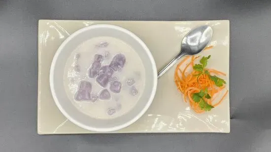 Taro Pearls in Coconut Cream