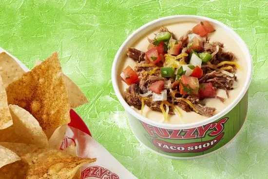 Chips & Queso with Birria Beef