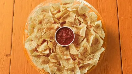 Chips & Arbol Chile Salsa Party Tray