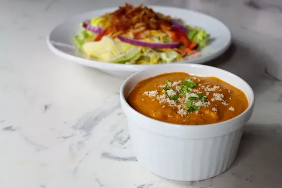 Cup of Tomato Bisque & Side Salad