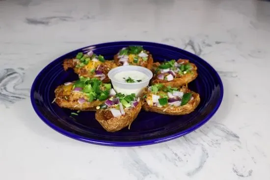 Potato Skins Chili Cheese