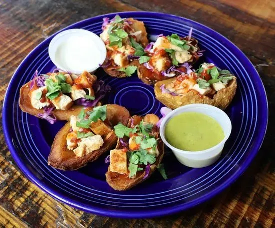 Potato Skins Thai Chicken