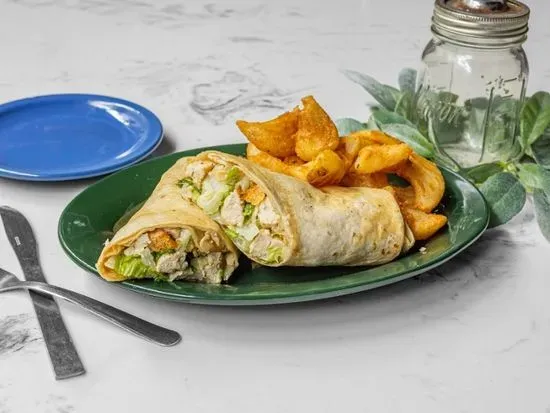 Caesar Style Chicken Wrap