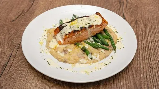 Atlantic Salmon (Grilled or Blackened, Served Medium)