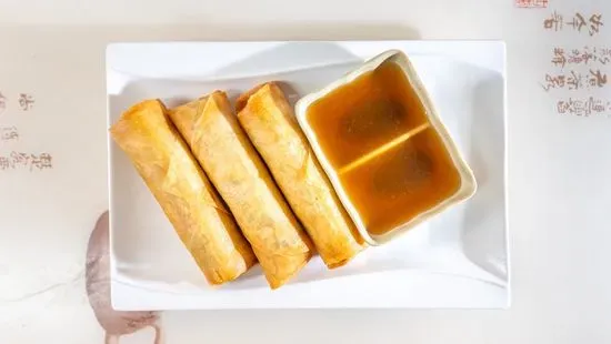 2. Spring Rolls (3) (No Meat)