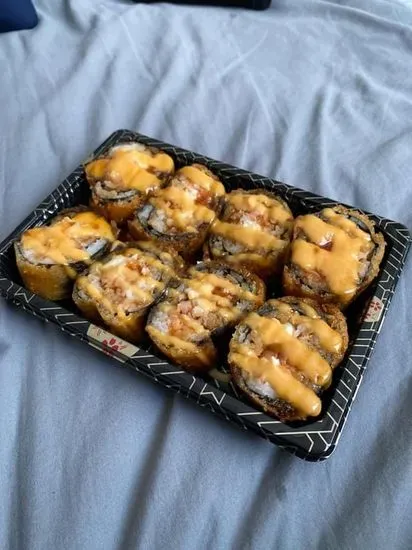 S20. Volcano Roll (Deep Fried) (8 Pc)