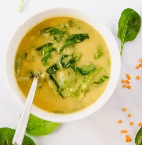 SPINACH LENTIL SOUP