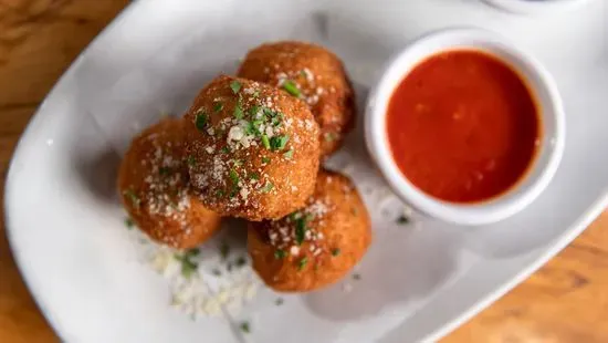 Italian Beef Arancini with Giardiniera