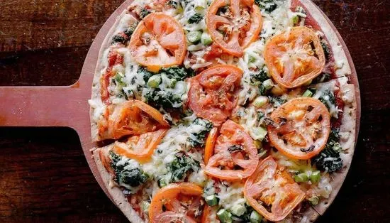 Vegan Roasted Vegetable Pizza - GLUTEN FREE