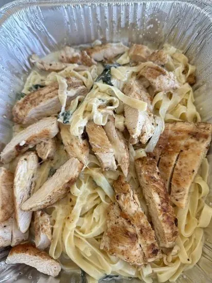 Shrimp or Chicken Alfredo Family