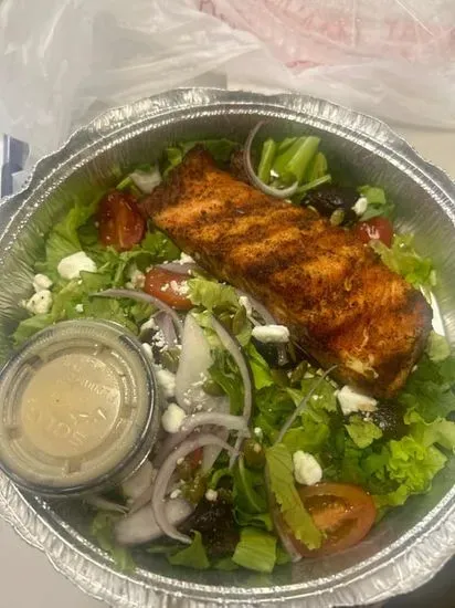 Blackened Salmon Salad