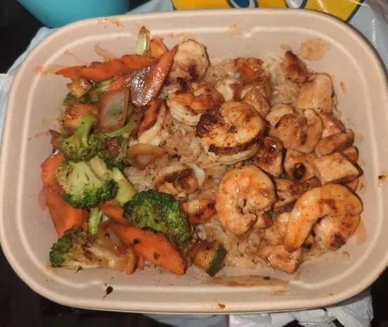 Hibachi Chicken & Shrimp