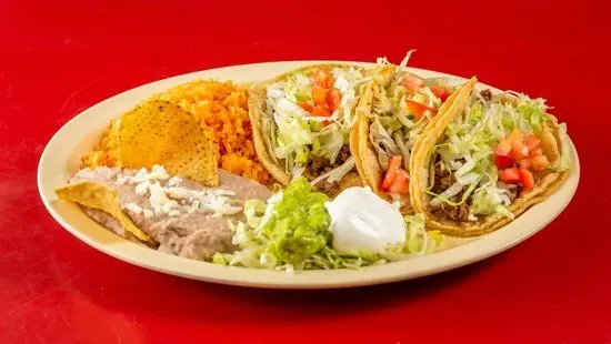 Taco Arrachera Dinner (3 Pcs.)