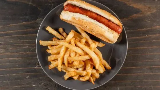 Hot Dog with Fries