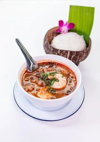 24 oz Tom Yum with rice