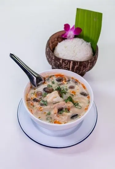 24 oz Tom Kha with rice