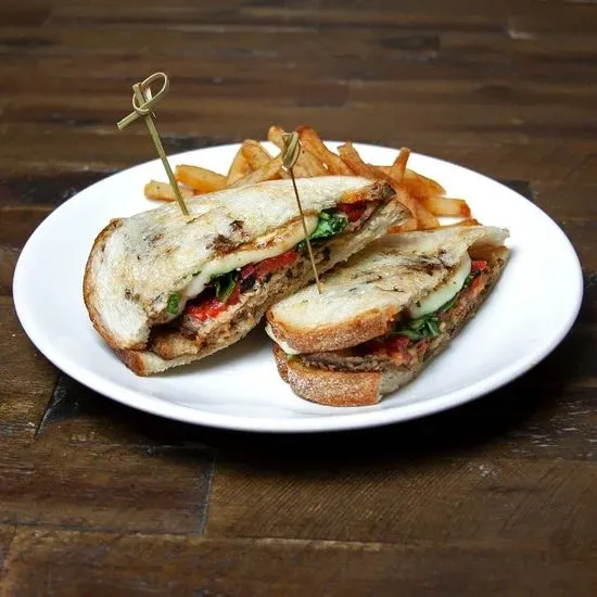 Fried Eggplant Sandwich