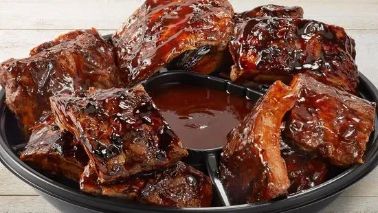 Whiskey Glaze & BBQ Ribs Platter - Small