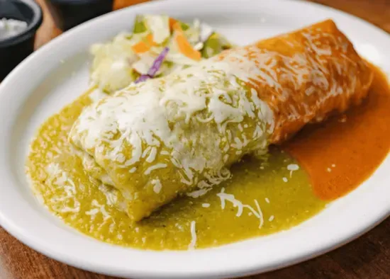 Burrito mojado mexicano