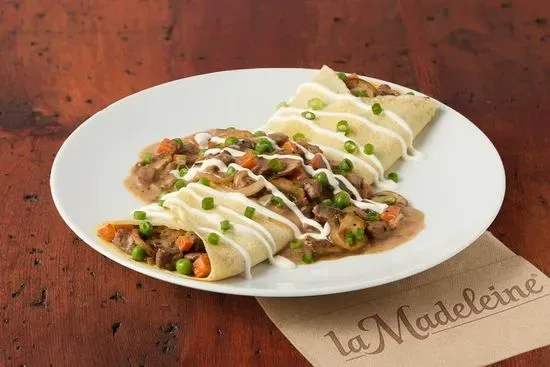 Beef Crêpe Stroganoff