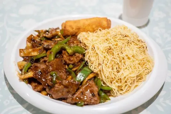 #19D Mongolian Beef / Lo Mein