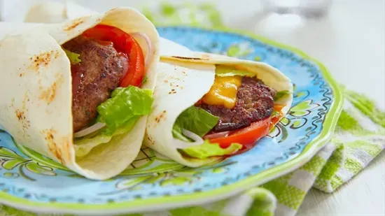 Beef Burger Wrap