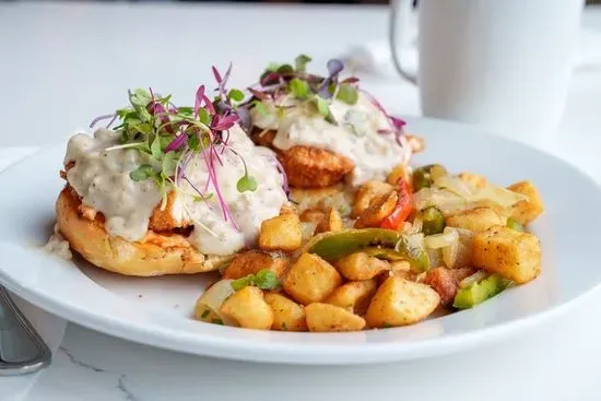 Southern Fried Chicken Benedict