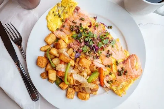 Slammin'  Salmon Omelet