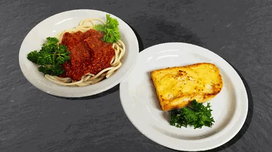 Child Spaghetti & 1 Pc. Garlic Bread