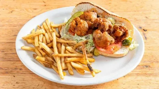 Fried Cauliflower Po Boy