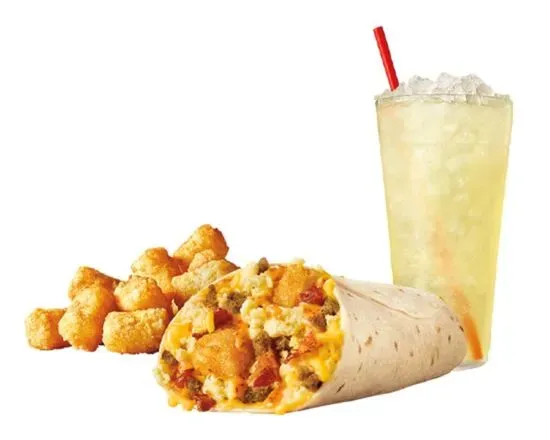 Ultimate Meat & Cheese Breakfast Burrito™ Combo