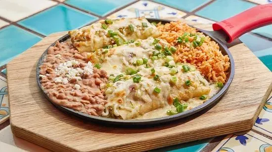 Skillet Baked Enchiladas