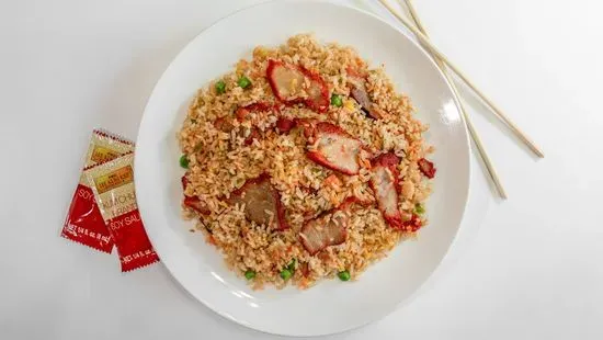 BBQ Pork Fried Rice / 叉烧炒饭