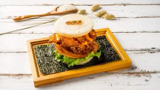 K1.crispy Fried Chicken Rice Burger