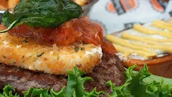 Fried Mozzarella Burger