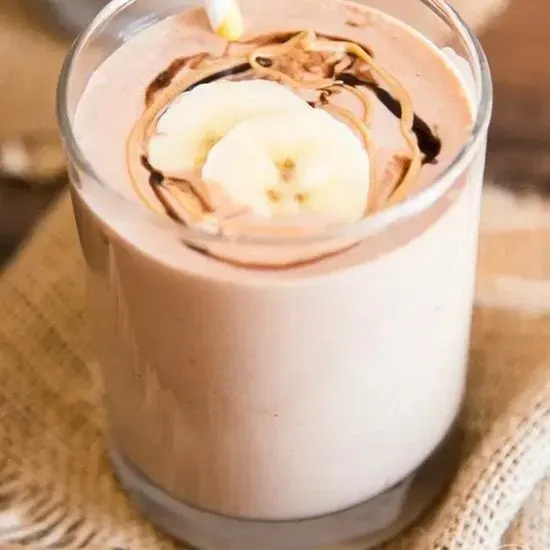Chocolate Peanut Butter Banana Smoothie