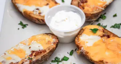 Potato Skins With Bacon